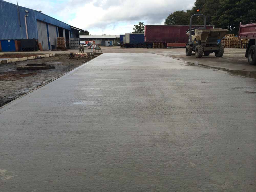 Concreting Loading Bays